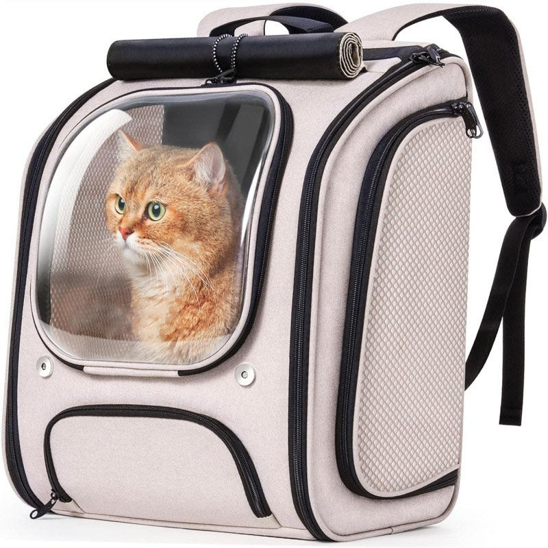 Discover Comfort and Style with the Portable Aviation-Style Pet Fashion Backpack